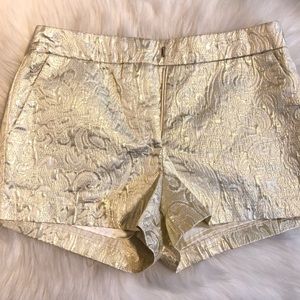 Gold Print Shorts